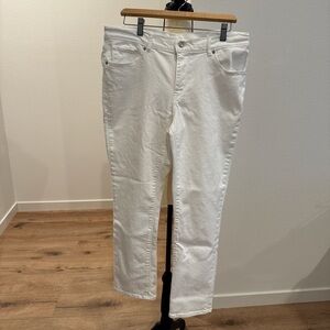 Levi's Classic Straight White Jeans